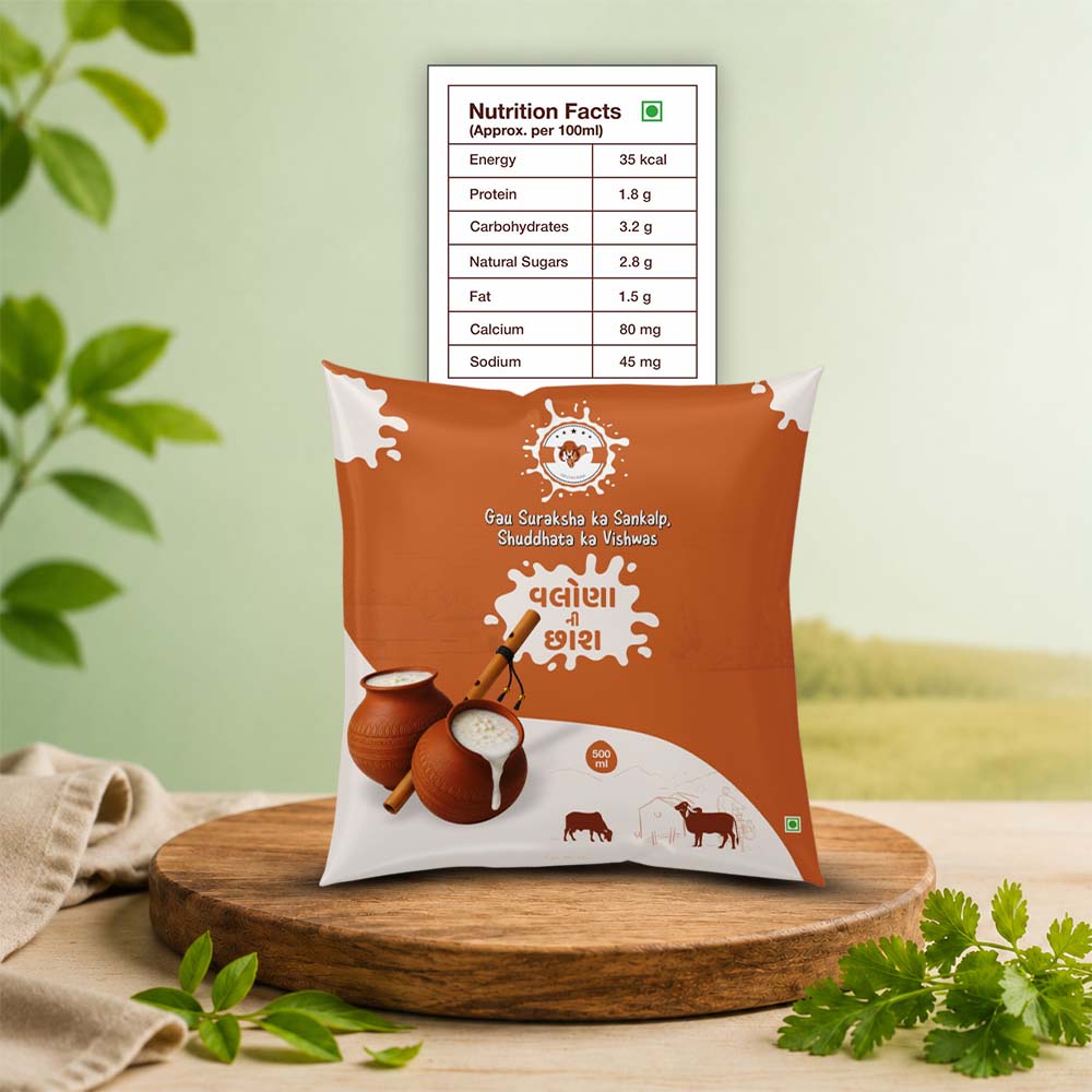 Gir Cow Buttermilk - 500ml